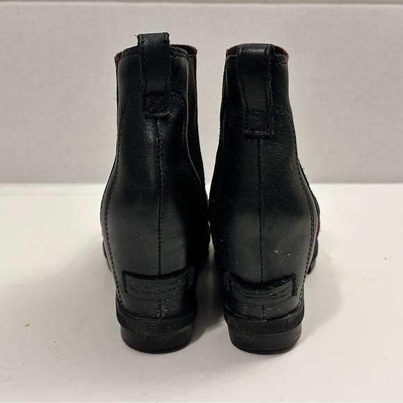 Sorel Joan of Arctic Wedge II Leather Wine Boots Size 8.5 - Picture 4 of 15
